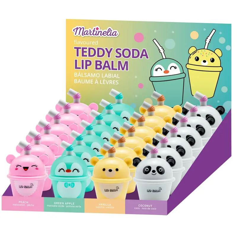 Martinelia Teddy Soda–Scented Lip Balm – Fruity Moisturizer 1