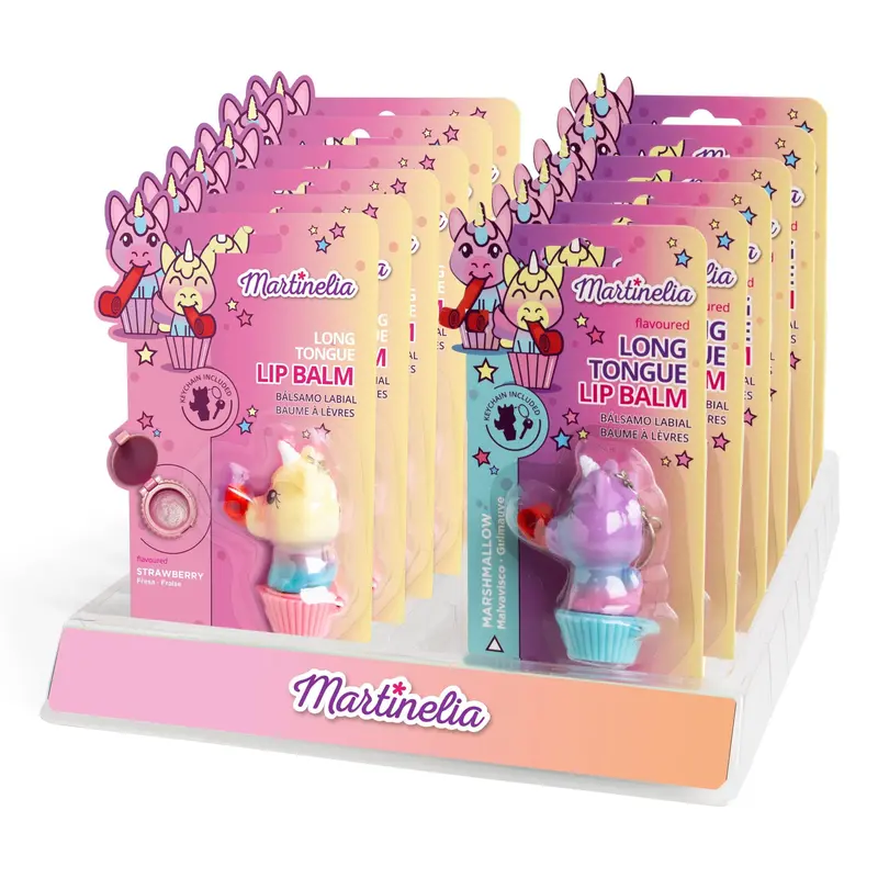 Martinelia Unicorn Tongue-Shaped Lip Balm – Fun Flavor Treat 1