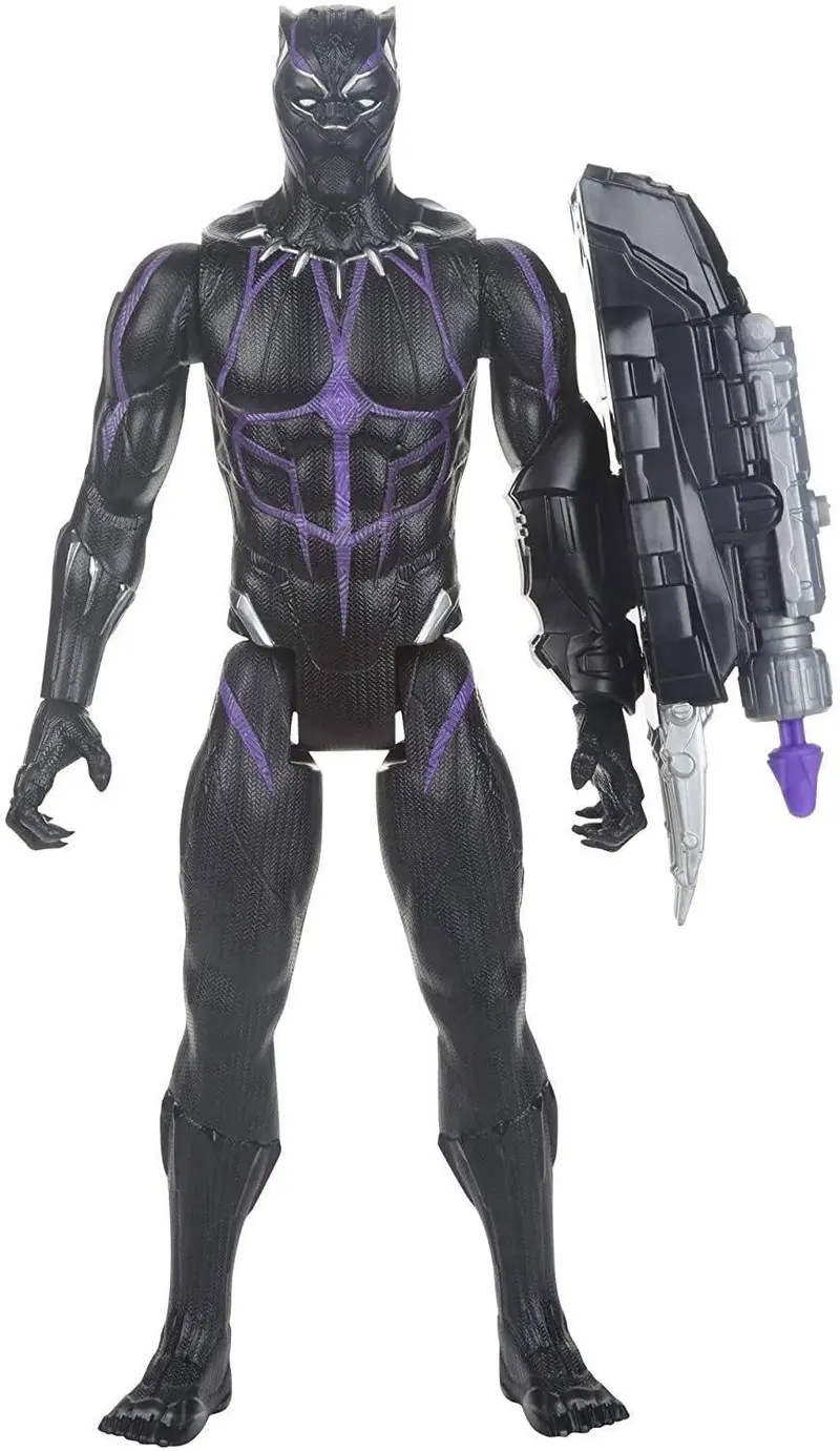 Marvel Black Panther Titan Hero Series Action Figure – 30 Cm Poseable Collectible Inspired By Avengers Films 1