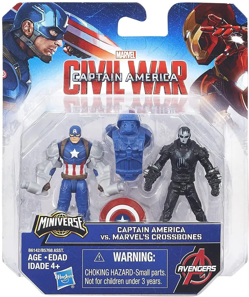Marvel Miniverse Captain America: Civil War Playset – Assorted Styles 1