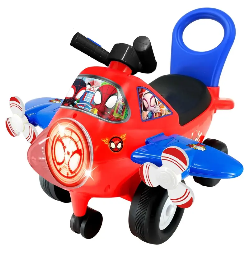 Marvel Spidey First Steps Interactive Flying Plane Ride-On 1