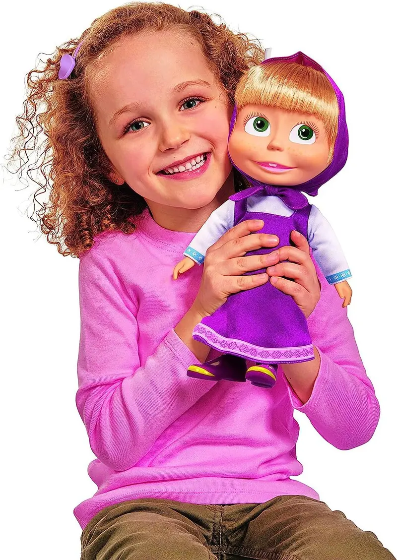 Masha And The Bear Day & Night Doll – 30 Cm Singing Masha With Light-Up Features 1