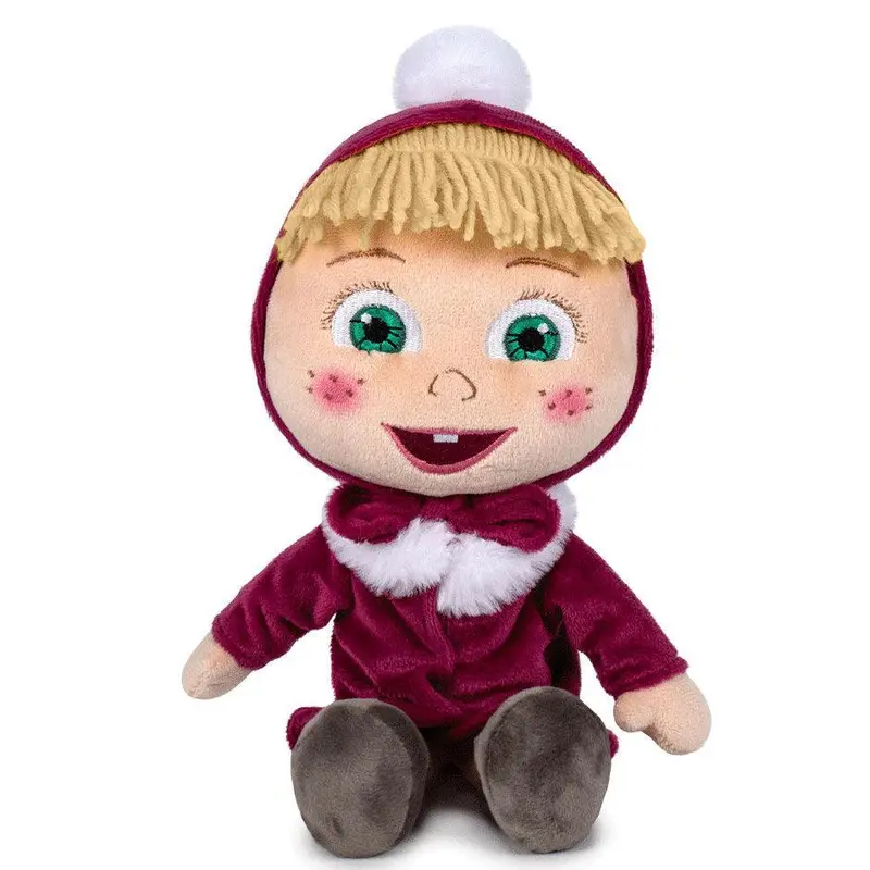 Masha And The Bear Plush Doll – 29 Cm Masha Version 1