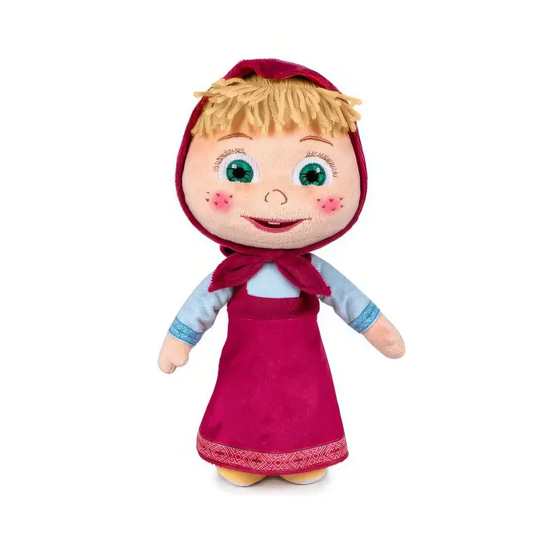 Masha And The Bear Soft Doll – 28 Cm Masha Figure 1