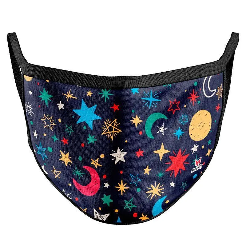 Maskfy Children'S Reusable Galaxy-Print Face Mask 1