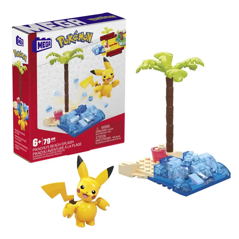 Mega Bloks Pokémon Set – Pikachu’S Beach Splash Adventure 1