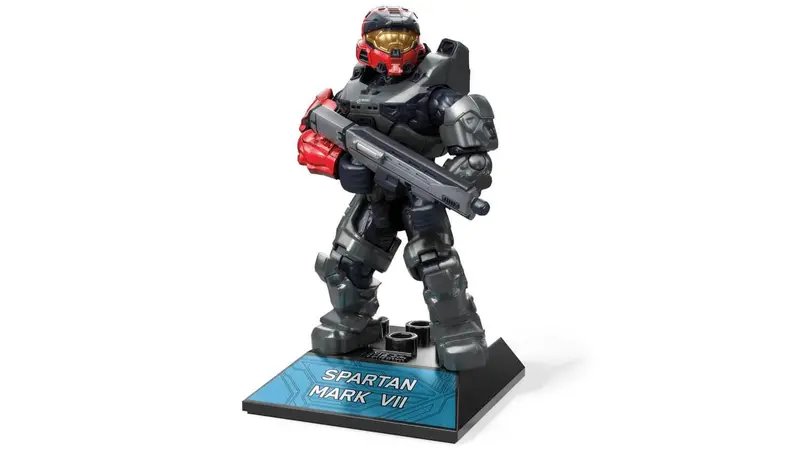Mega Construx Halo Spartan Mk Vii Minifigure – Armored Elite Warrior Figure 1