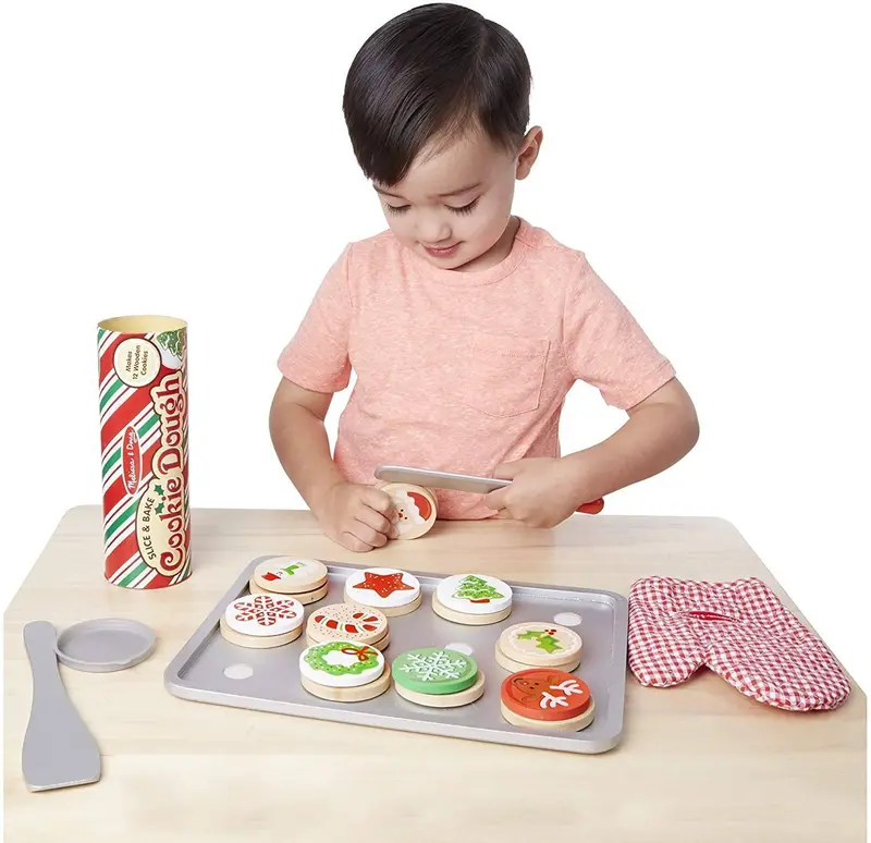 Melissa & Doug Christmas Cookie Cutters And Play Dough Set 1