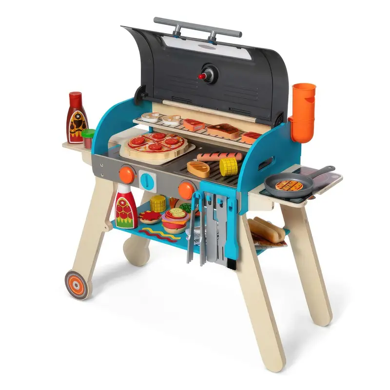 Melissa & Doug Deluxe Grill And Pizza Oven Pretend Play Set 1