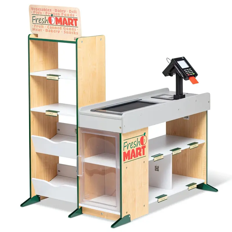 Melissa & Doug Fresh Mart Grocery Store Pretend Play Set 1