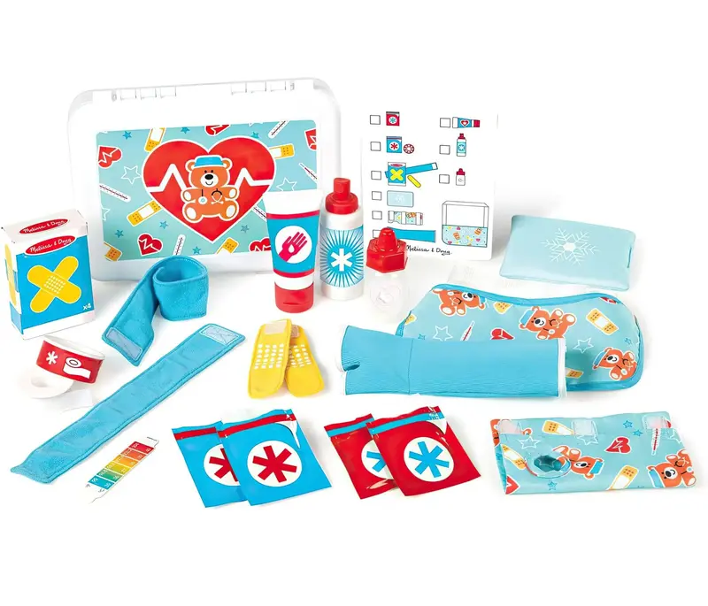 Melissa & Doug Get Well First Aid Play Set – Role-Play Toy 1