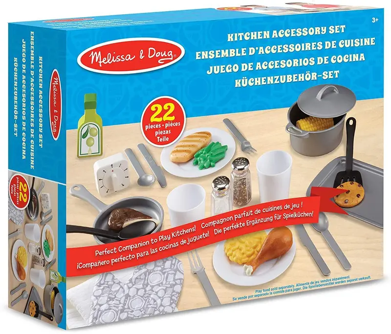 Melissa & Doug Kitchen Accessory Pretend Play Set For Imaginative Cooking Fun 1