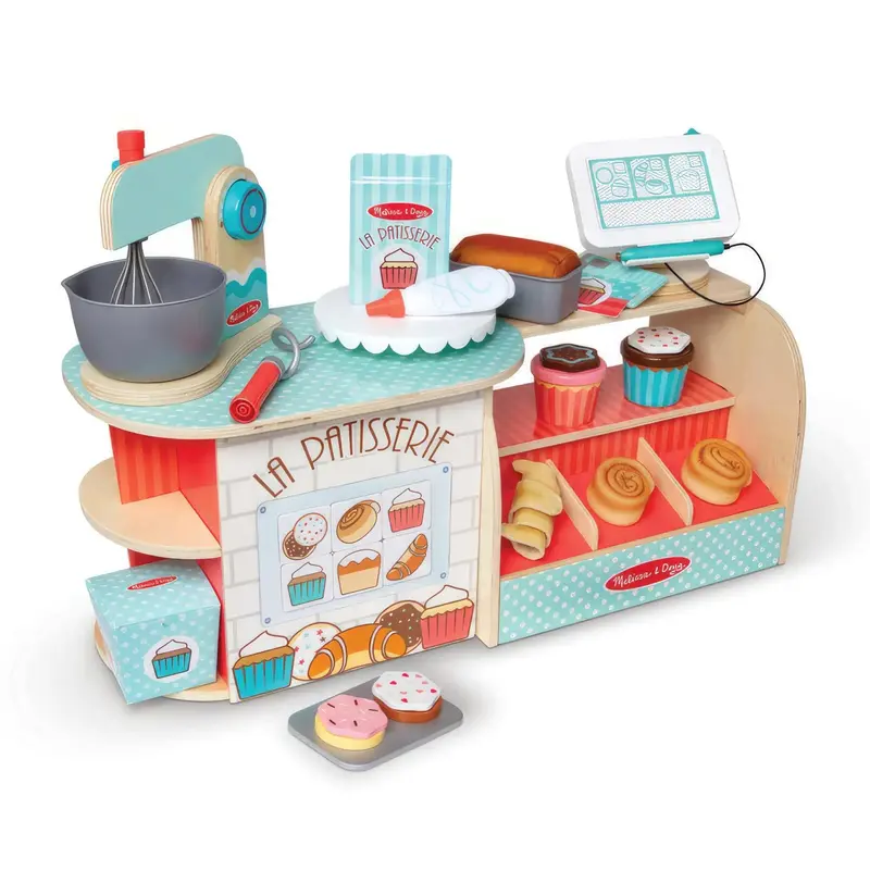 Melissa & Doug La Patisserie Bakery Counter Role-Play Set 1