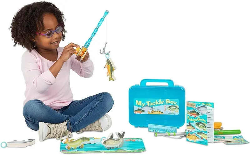 Melissa & Doug Let’S Explore Fishing Game – Pretend Play Set 1