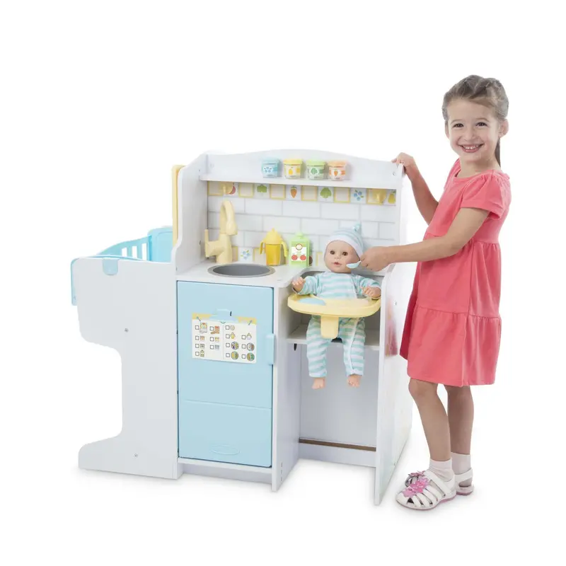 Melissa & Doug Mine To Love Baby Care Center – Interactive Doll Play Activity Station 1