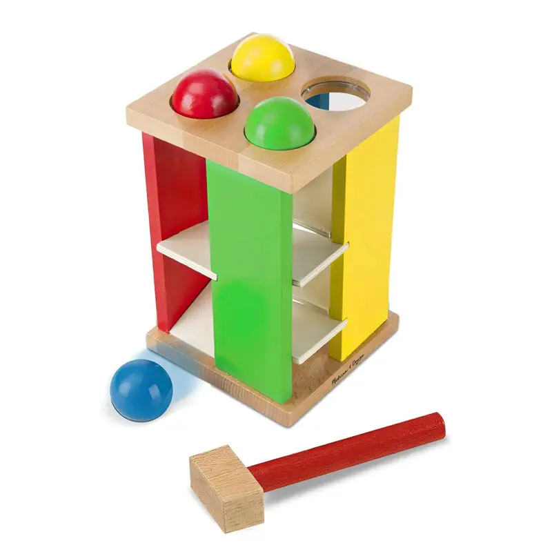 Melissa & Doug Pound & Roll Tower – Cause-And-Effect Play For Toddlers 1