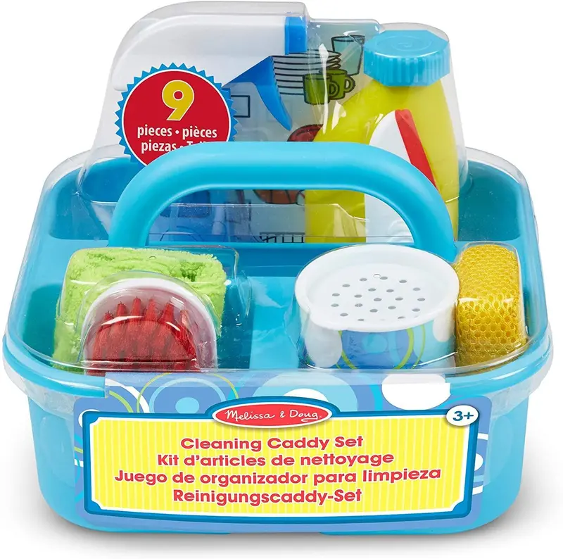 Melissa & Doug Pretend Cleaning Caddy Play Set With Realistic Tools 1