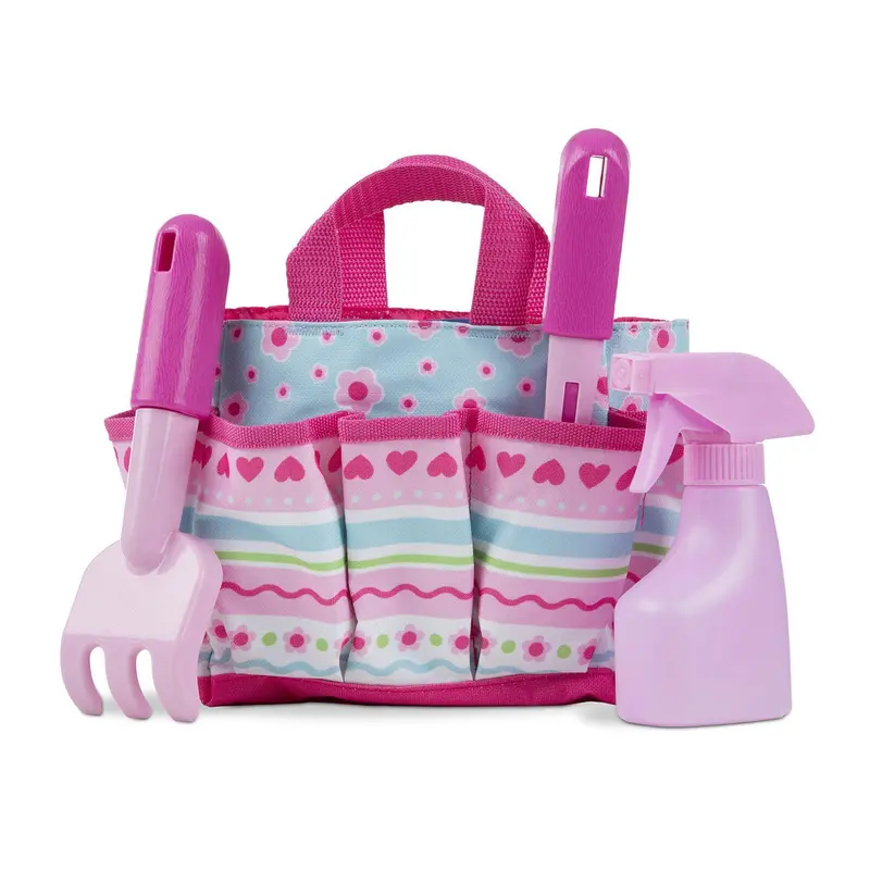 Melissa & Doug Pretty Petals Tote Set – Outdoor-Themed Pretend Play Garden Activity Kit 1