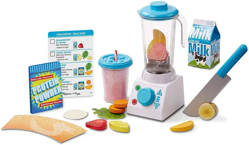 Melissa & Doug Smoothie & Shakes Blender Pretend Play Set 1