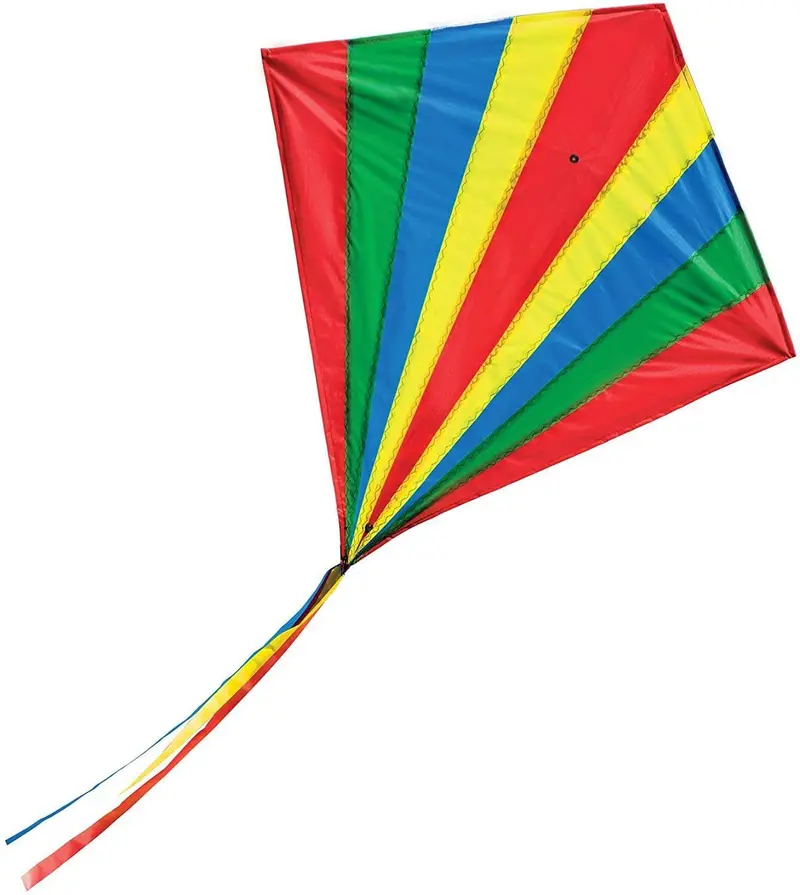 Melissa & Doug Spectrum Diamond Kite – Colorful Diamond-Shaped Kite 1