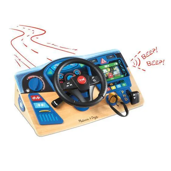 Melissa & Doug Vroom & Zoom Interactive Dashboard Toy 1