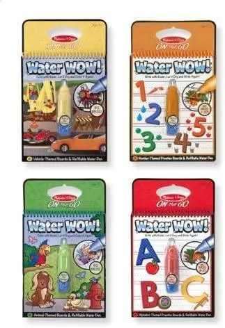 Melissa & Doug Water Wow! On-The-Go Travel Activity Book – Mess-Free Coloring Book With Reusable Pages 1