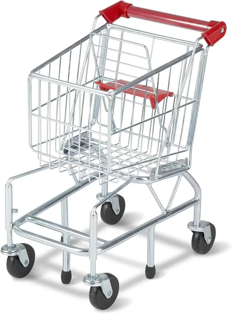 Metal Toy Shopping Cart For Preschoolers – Melissa & Doug Role-Play Toy 1
