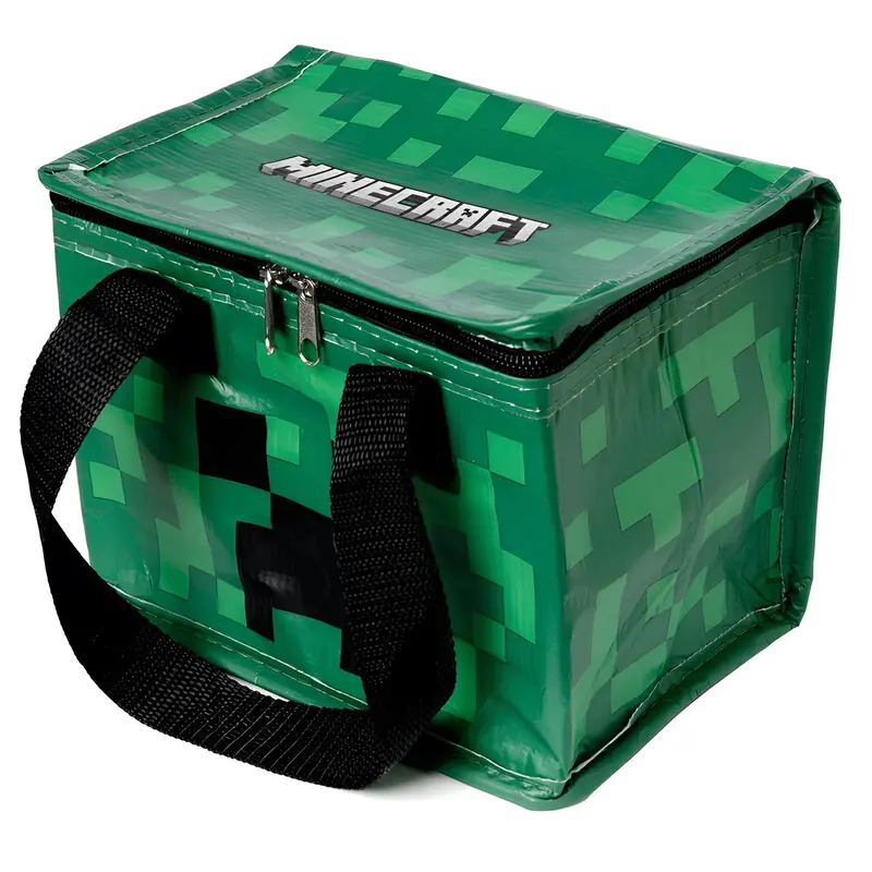 Minecraft Creeper Design Lunch Bag – Fun Character Carry Case 1