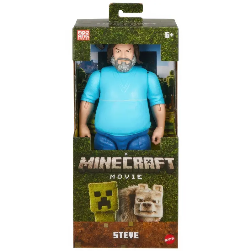 Minecraft Movie Oversized Steve Action Figure 1