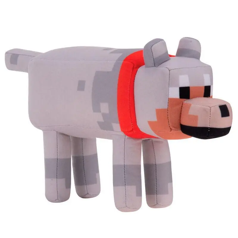 Minecraft Tamed Wolf Plush – 29Cm Snuggly Companion Toy 1