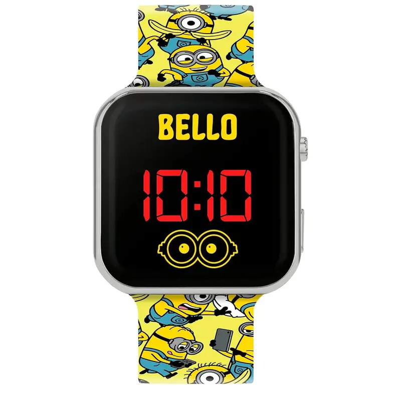 Minions-Themed Yellow Strap Led Digital Watch For Kids 1