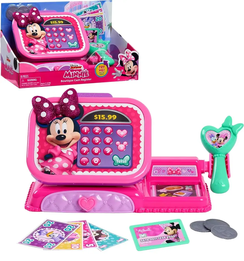 Minnie Mouse Bowtique Play Cash Register – Disney Junior Toy 1