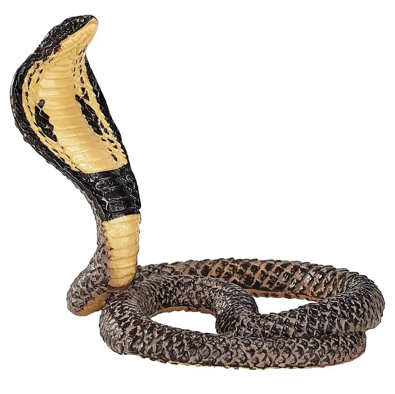 Mojo 387126 King Cobra Figurine – Wildlife Venomous Snake Model 1