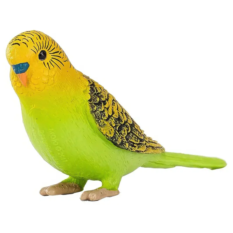 Mojo 387262 Green Budgerigar Figurine – Farmland Avian Model 1