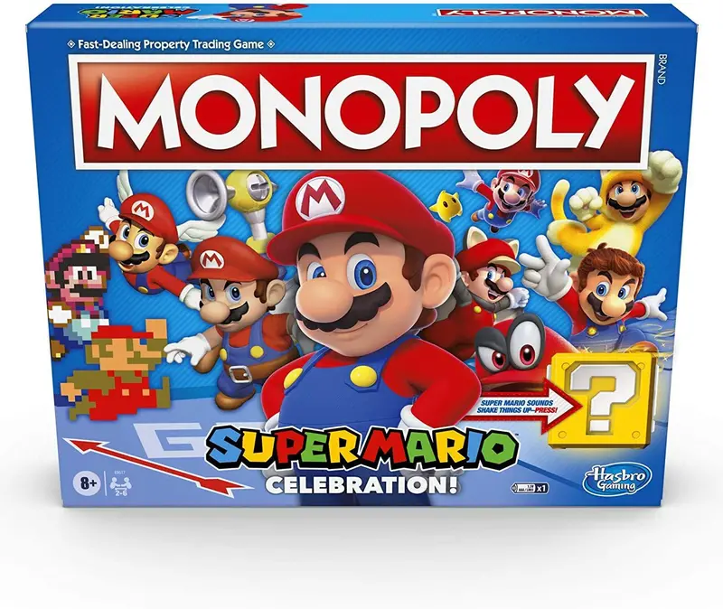 Monopoly Super Mario Edition Board Game – Celebration-Themed Strategy Game 1