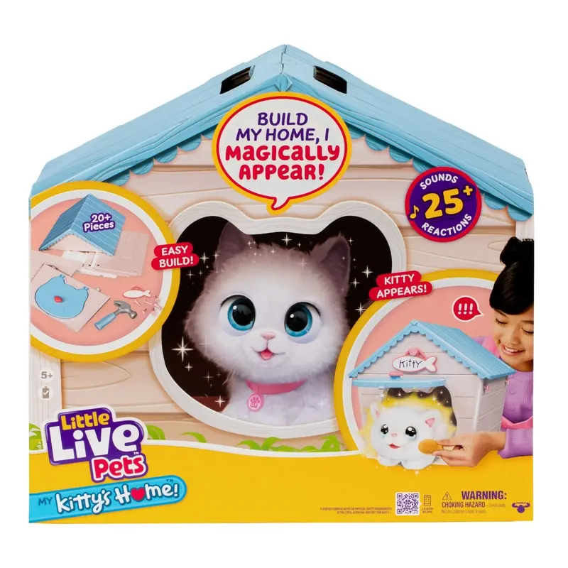 Moose Toys Little Live Pets My Kitty’S Play Home 1