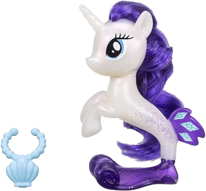 My Little Pony Rarity Seapony Figure – C1825 Ocean-Themed Pony Toy 1