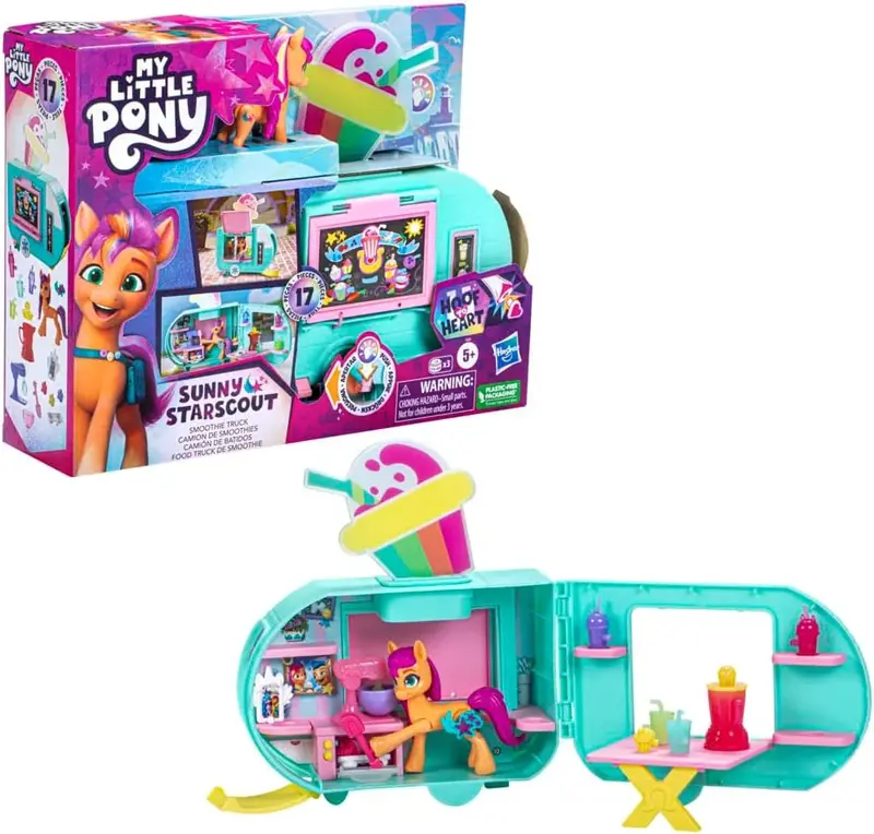 My Little Pony Sunny Starscout Smoothie Truck Playset 1