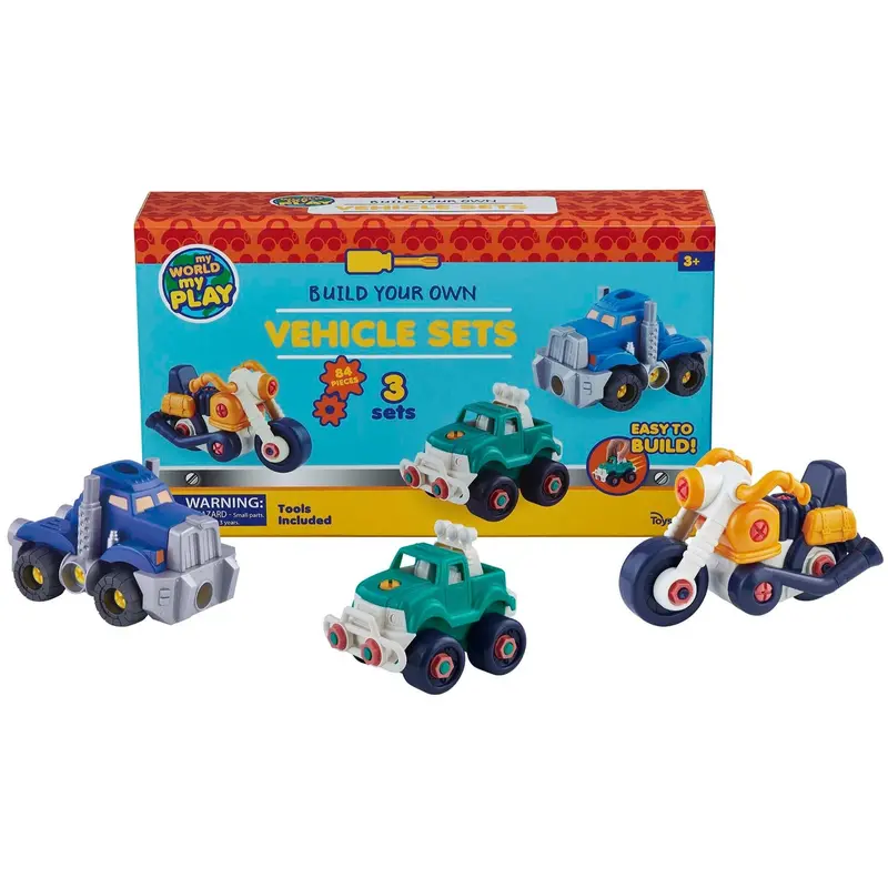 My World My Play Customizable Vehicle Building Set 1