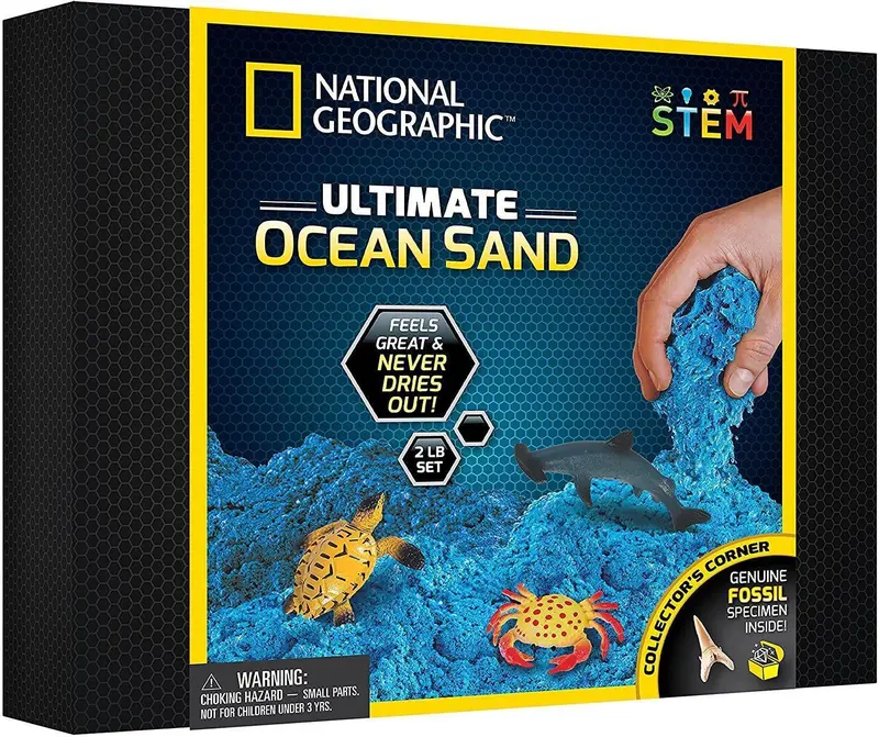 National Geographic Ocean-Themed Sensory Sand For Kids 1