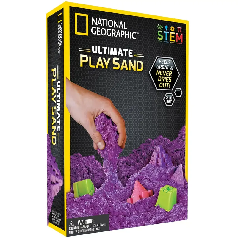 National Geographic Ultimate Purple Play Sand – Sensory Learning Material 1