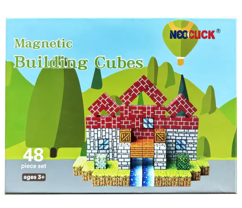 Neo Click Magnetic Building Cubes – 48-Piece Starter Set 1