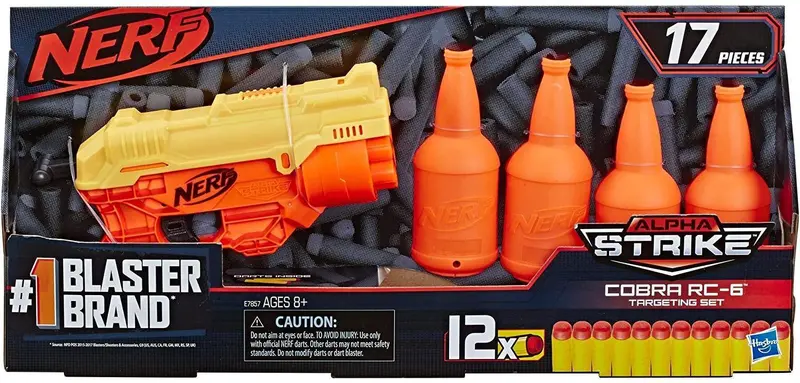 Nerf Alpha Strike Cobra Rc-6 – Target Practice Remote-Controlled Set 1