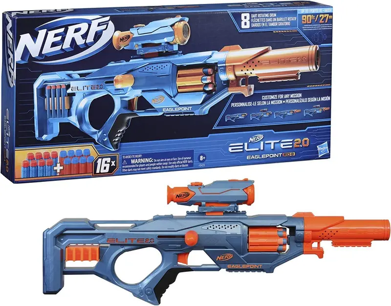 Nerf Elite 2.0 Eaglepoint Rd-8 Motorized Dart Blaster 1