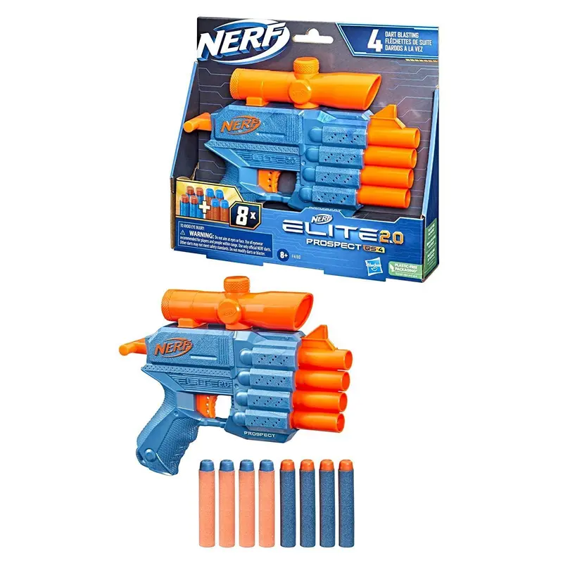 Nerf Elite 2.0 Prospect Qs-4 Quick-Strike Blaster 1