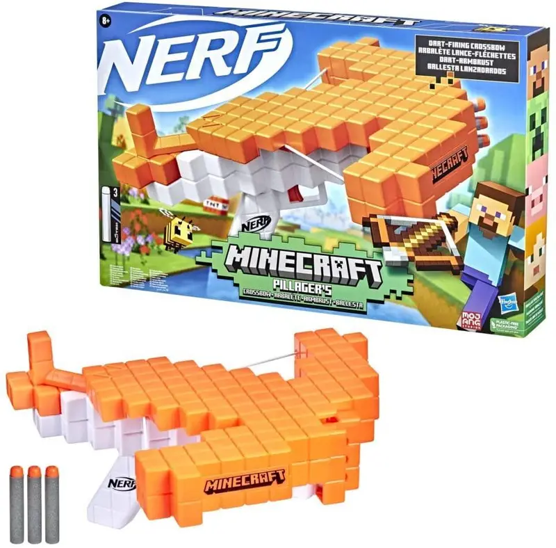 Nerf Minecraft-Themed Pillager Crossbow Toy 1