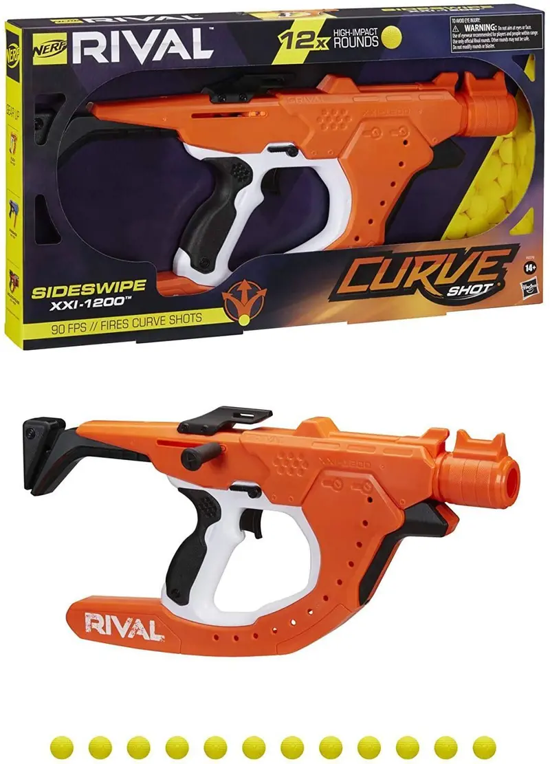 Nerf Rival Curve Shot Sideswipe Xxi-1200 Blaster 1