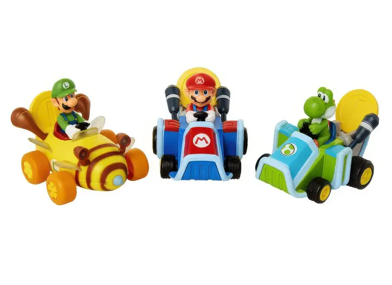 Nintendo Mario Kart Coin Racers Mini Collectible Figures – Assorted Characters, 6 Cm 1
