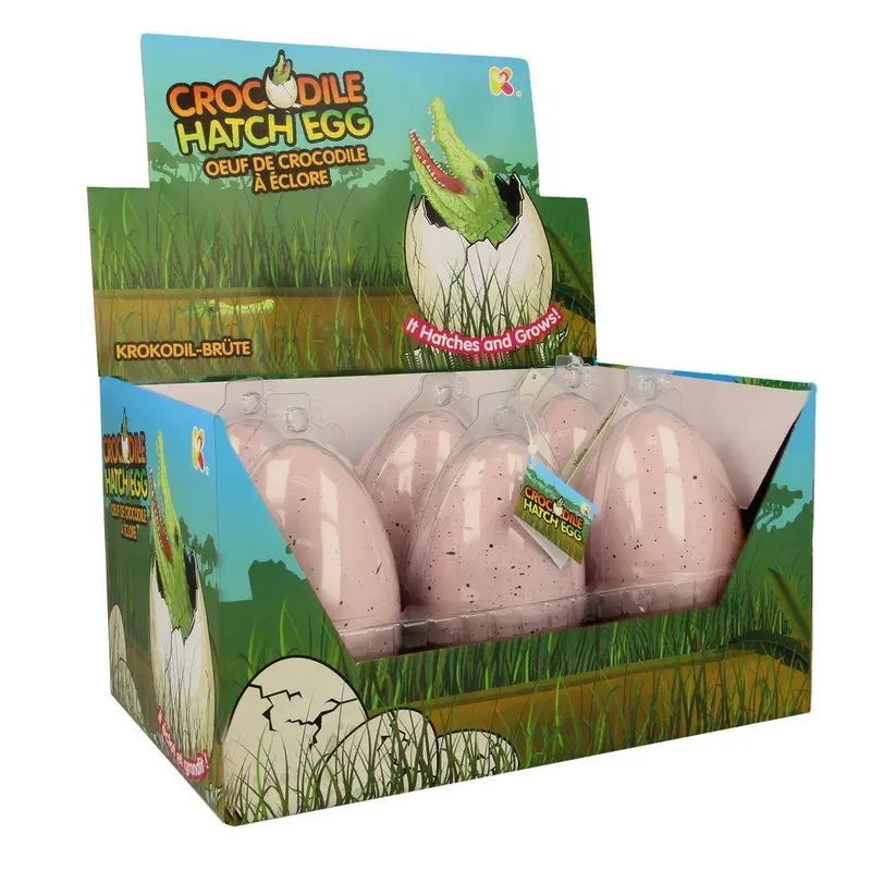 Nurchums Hatchable Crocodile Egg – Interactive Grow-Your-Pet Kit (11Cm) 1