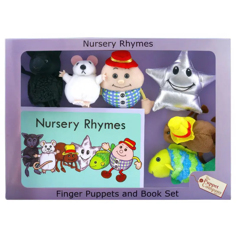 Nursery Rhymes Story Set By The Puppet Company – Sing-Along Puppet Collection 1